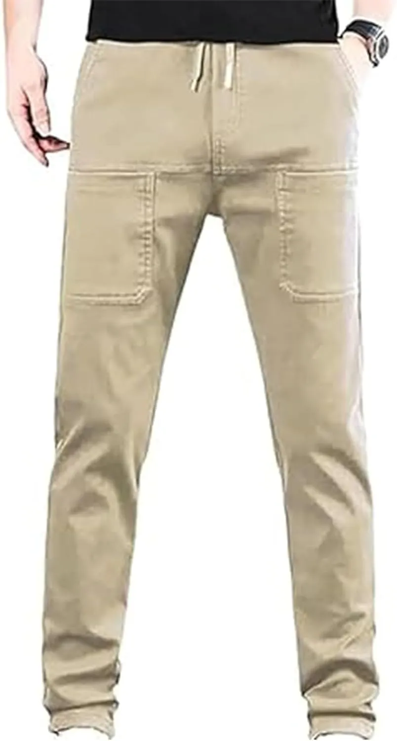 6 Pocket Cargo Pants Men, Pants,Mencomfy Cargo Pants,Men's Casual Medium & Long Multi-Pockets Pants