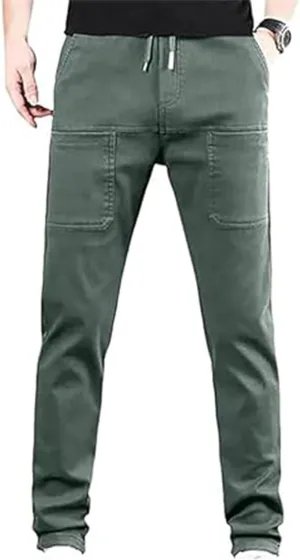 6 Pocket Cargo Pants Men, Pants,Mencomfy Cargo Pants,Men's Casual Medium & Long Multi-Pockets Pants