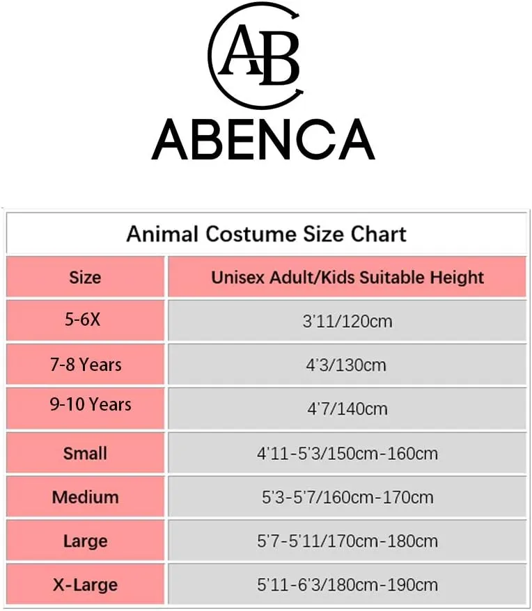 ABENCA Easter Kids Bunny Onesie Rabbit Pajamas for Girls Cartoon One Piece Animal Halloween Christmas Cosplay Costume
