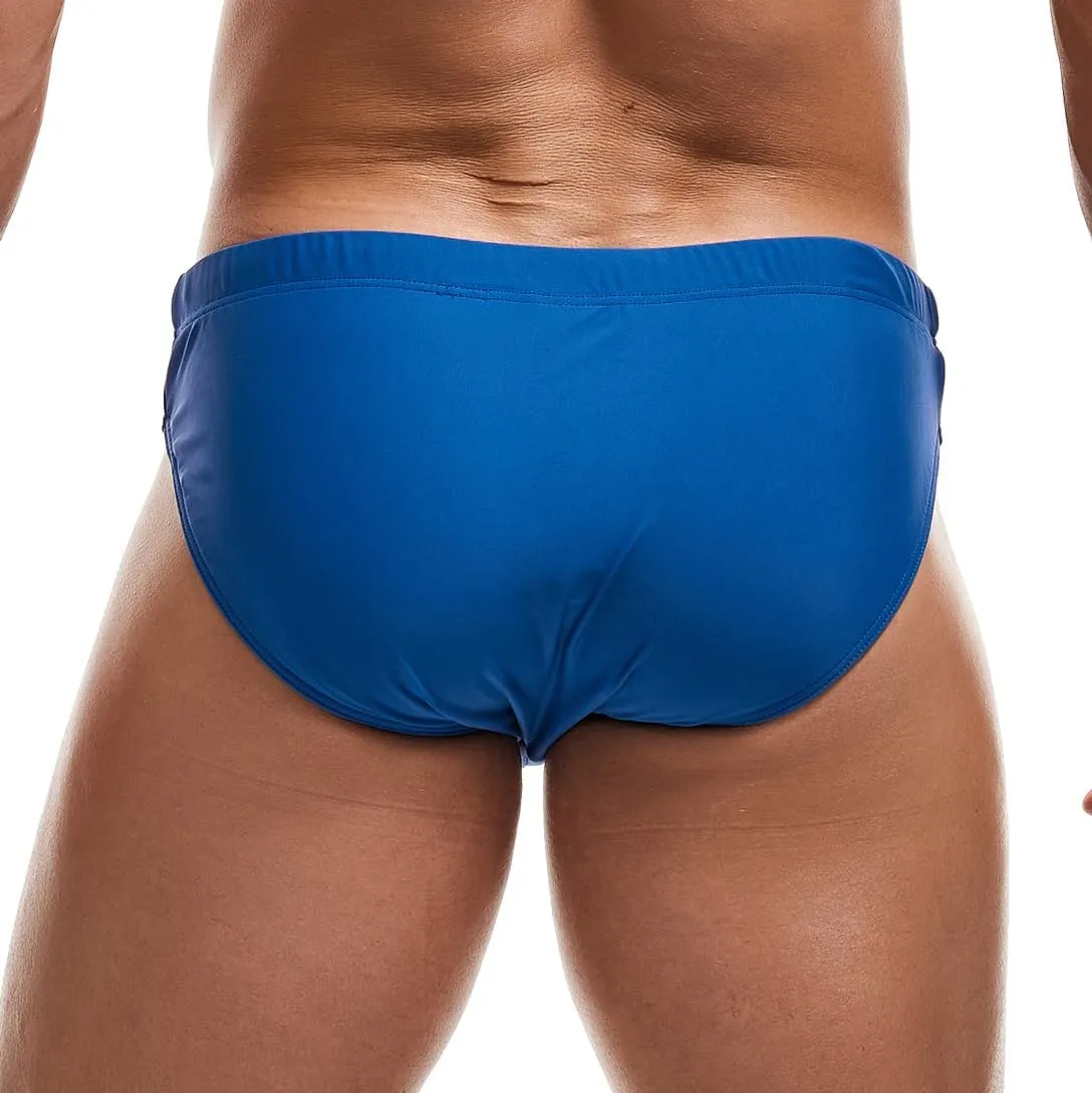 AIMPACT Mens Vintage Swim Briefs Sexy Bikini Swimwear Quick Dry Retro Swimsuit with Drawstring
