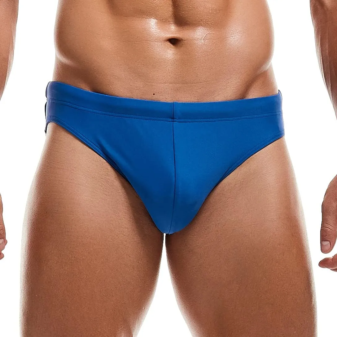 AIMPACT Mens Vintage Swim Briefs Sexy Bikini Swimwear Quick Dry Retro Swimsuit with Drawstring
