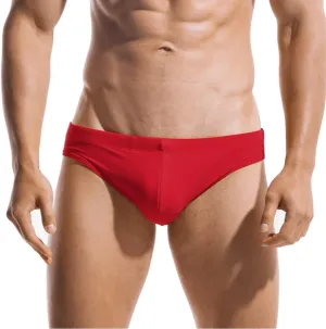 AIMPACT Mens Vintage Swim Briefs Sexy Bikini Swimwear Quick Dry Retro Swimsuit with Drawstring