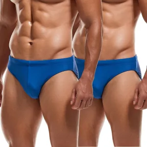 AIMPACT Mens Vintage Swim Briefs Sexy Bikini Swimwear Quick Dry Retro Swimsuit with Drawstring