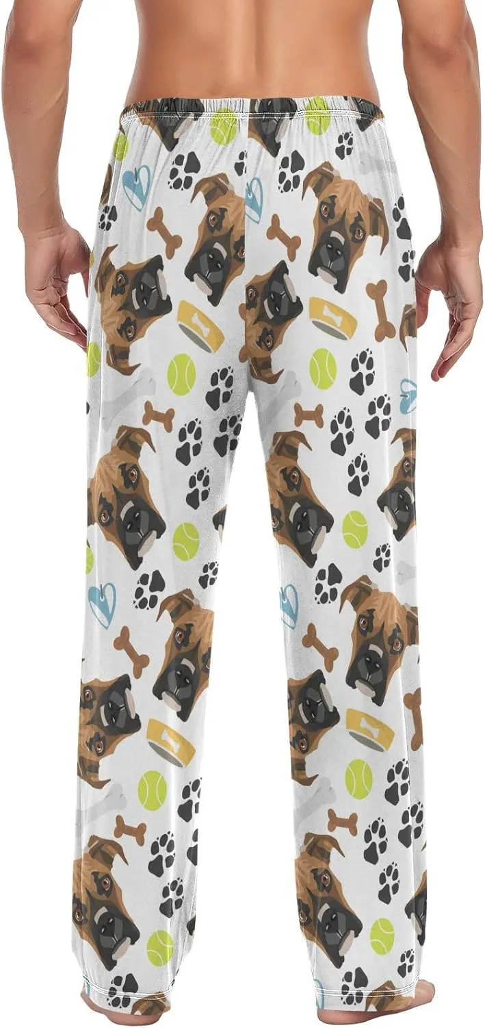 Aslsiy Mens Pajama Pants Pajama Bottoms Lounge PJ Pants for Men