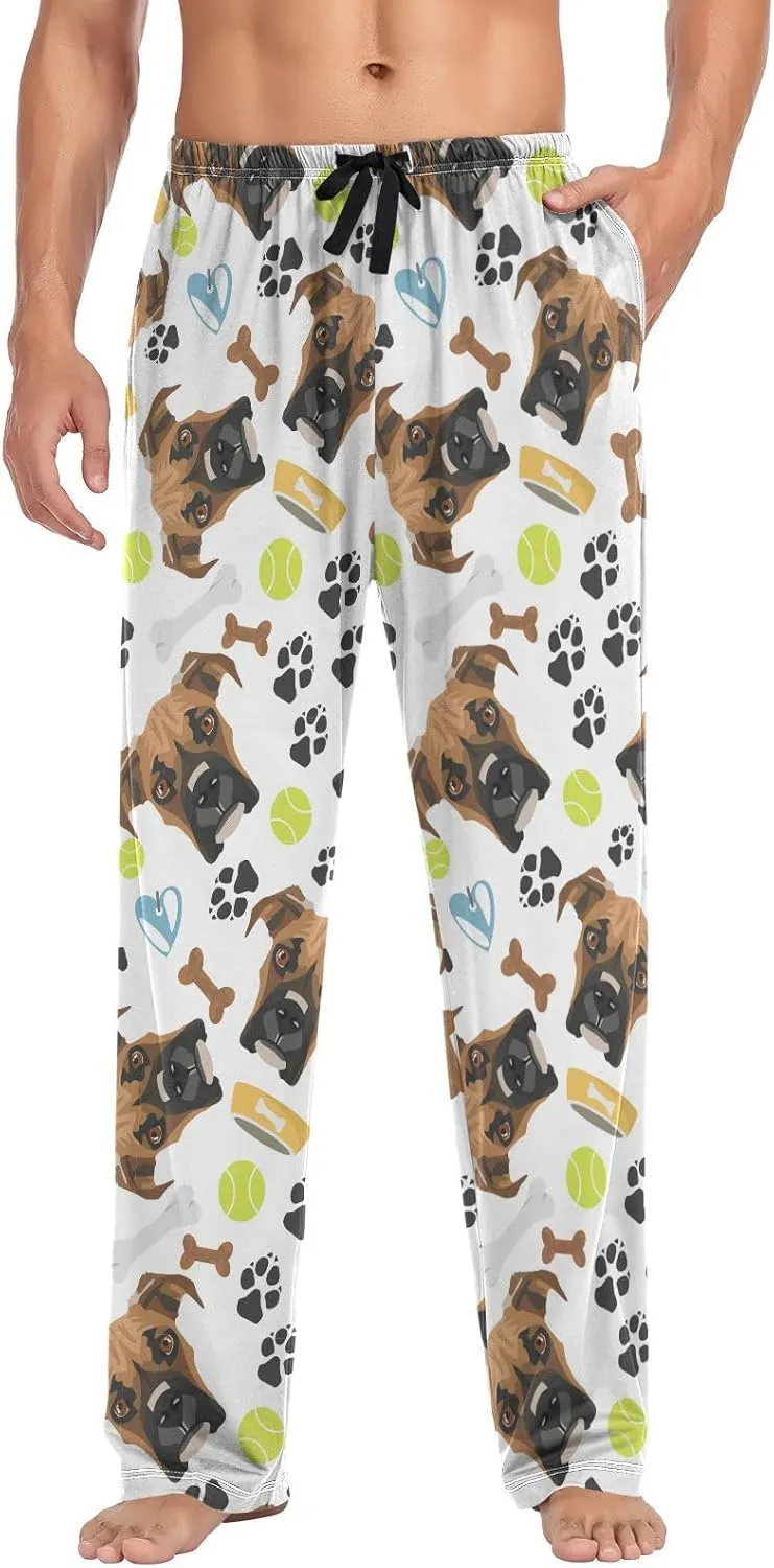 Aslsiy Mens Pajama Pants Pajama Bottoms Lounge PJ Pants for Men