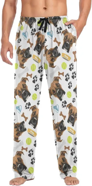 Aslsiy Mens Pajama Pants Pajama Bottoms Lounge PJ Pants for Men