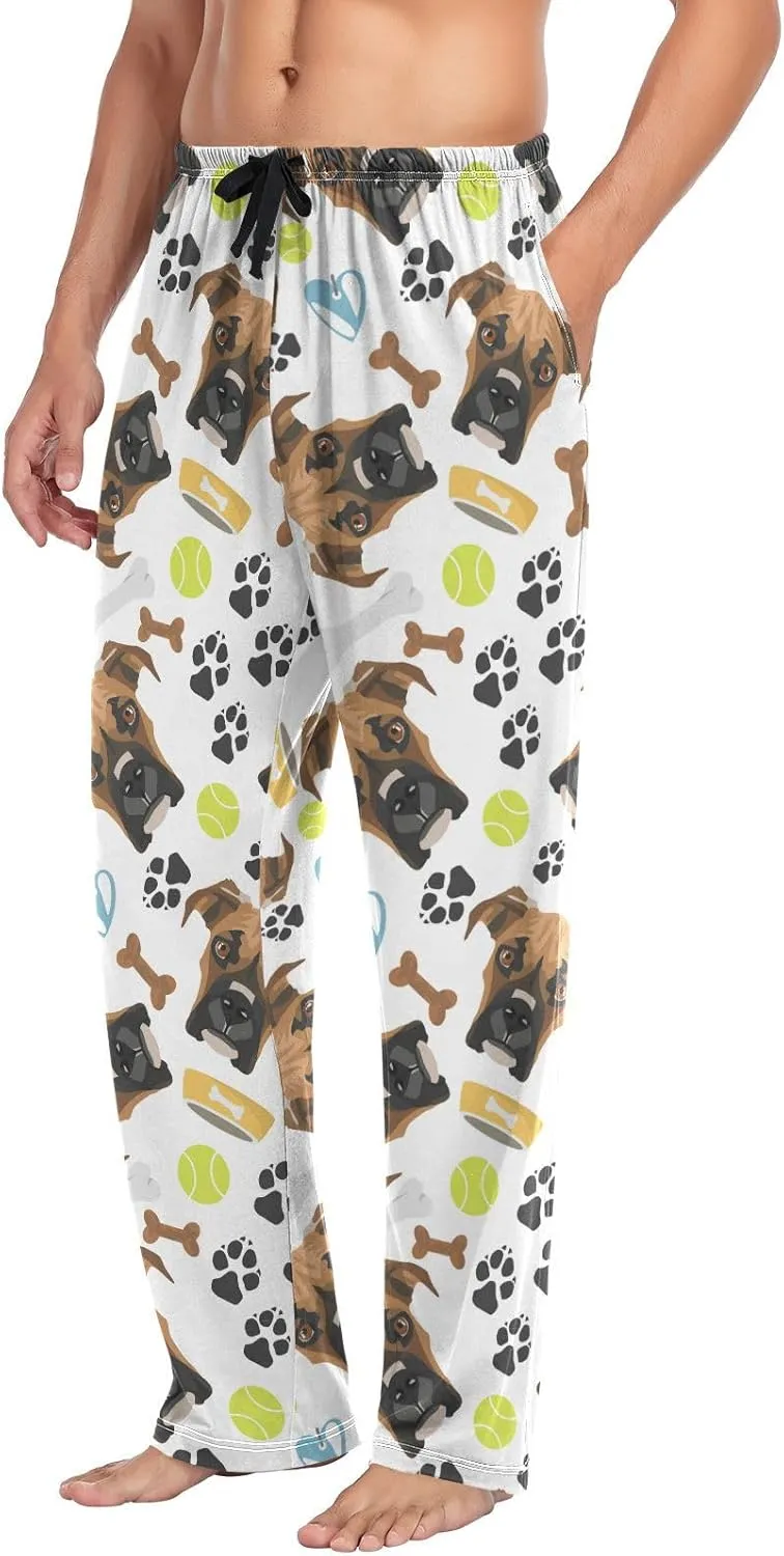 Aslsiy Mens Pajama Pants Pajama Bottoms Lounge PJ Pants for Men