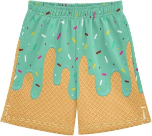 Athletic Gym Shorts Boys Casual Shorts Elastic Waist with Pockets, Summer Kids Bottom for Sports Homewear 7-15 Years