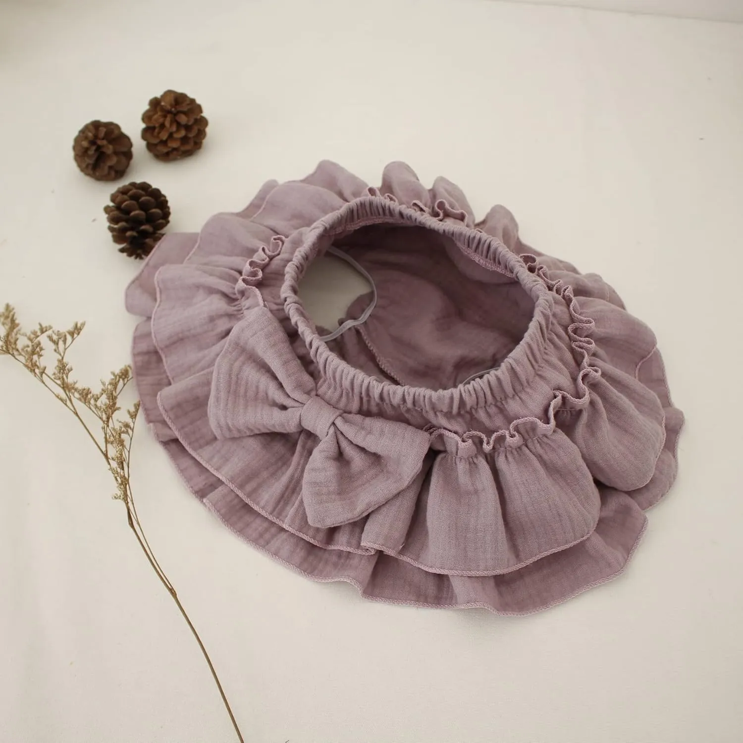 Baby Girls Bloomer Skirt Shorts Bowknot Cotton Gauze Ruffle Diaper Cover Shorts Briefs Cute Bloomers Underpants