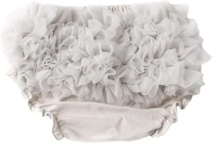 Baby Tulle Ruffle Bloomer for Newbornr Infant Girls Cotton Frilly Diaper Covers Cute Briefs Panties Shorts