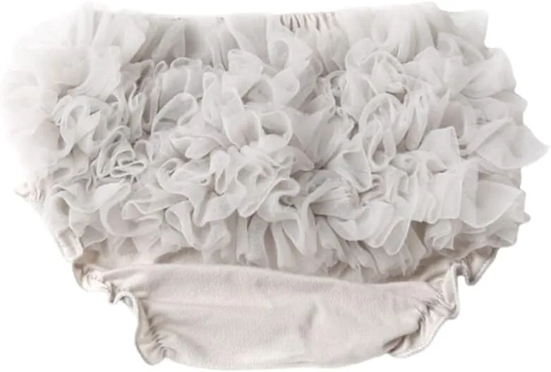 Baby Tulle Ruffle Bloomer for Newbornr Infant Girls Cotton Frilly Diaper Covers Cute Briefs Panties Shorts