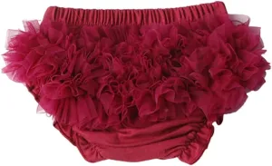 Baby Tulle Ruffle Bloomer for Newbornr Infant Girls Cotton Frilly Diaper Covers Cute Briefs Panties Shorts