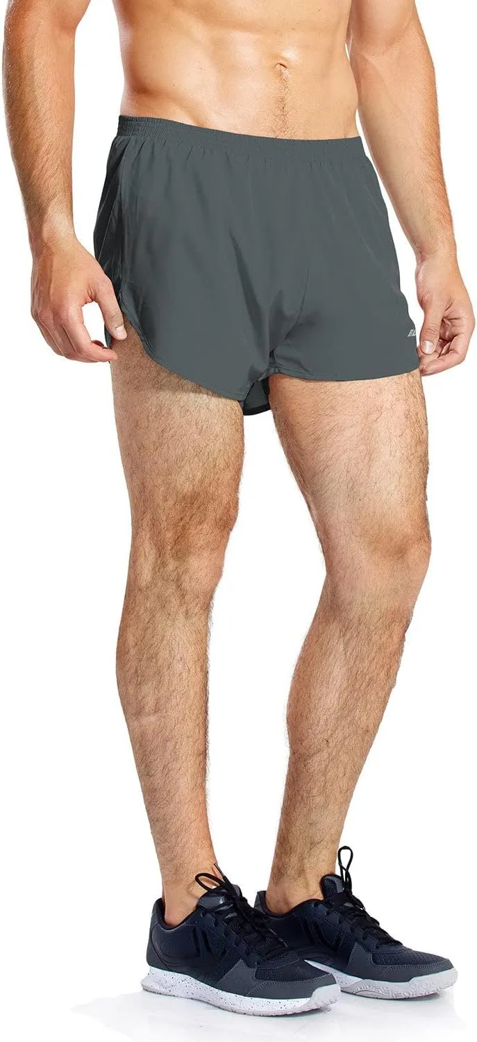 baleaf Men's 3” Running Shorts Gym Quick Dry Athletic Workout Pocket Lightweight Brief