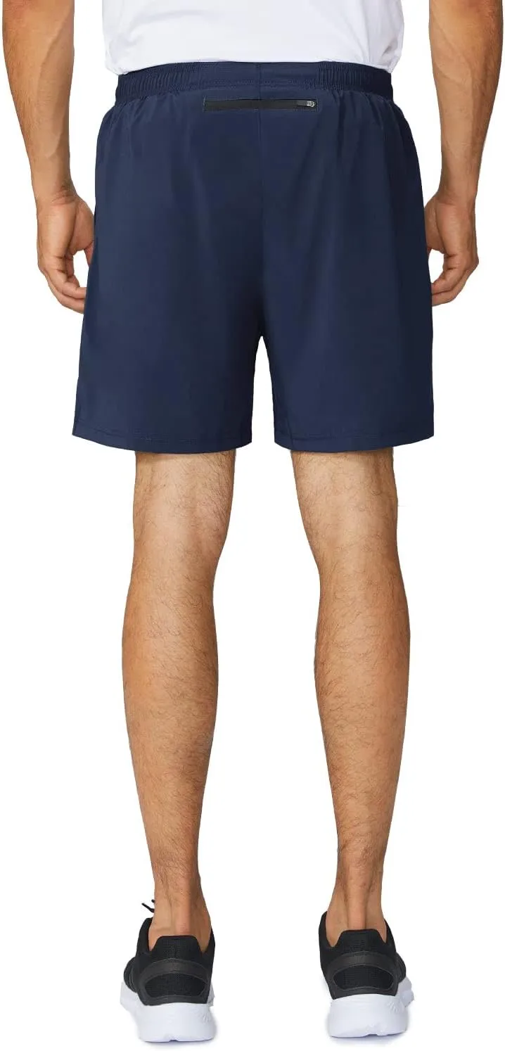 baleaf Men's 5" Running Athletic Shorts for Workout Gym Tennis Sports Lightweight Quick Dry with Zipper Pocket
