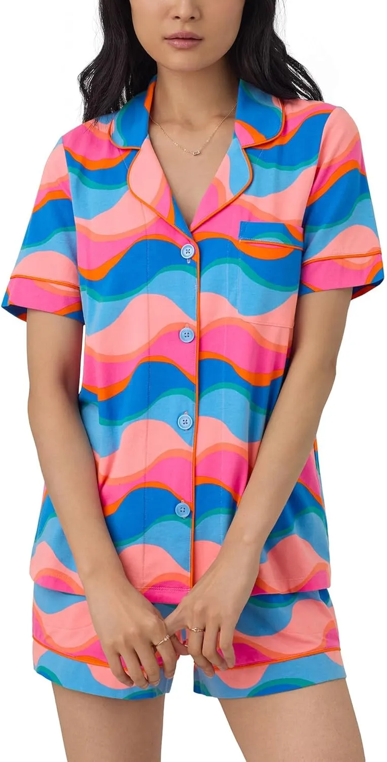 BedHead Pajamas Women's Boxer Short Sleeve Pj Set