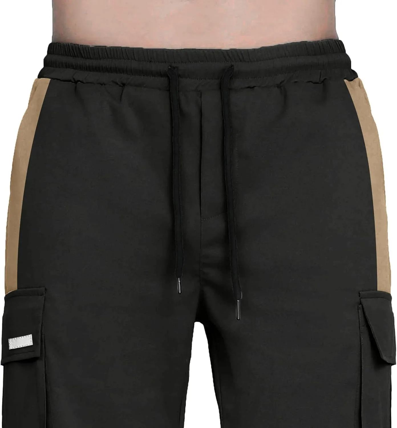 Big and Tall Cargo Pants for Men Sweatpants for Men Baggy Sports Pants Drawstring Sports Trousers Cargo Pants for Men