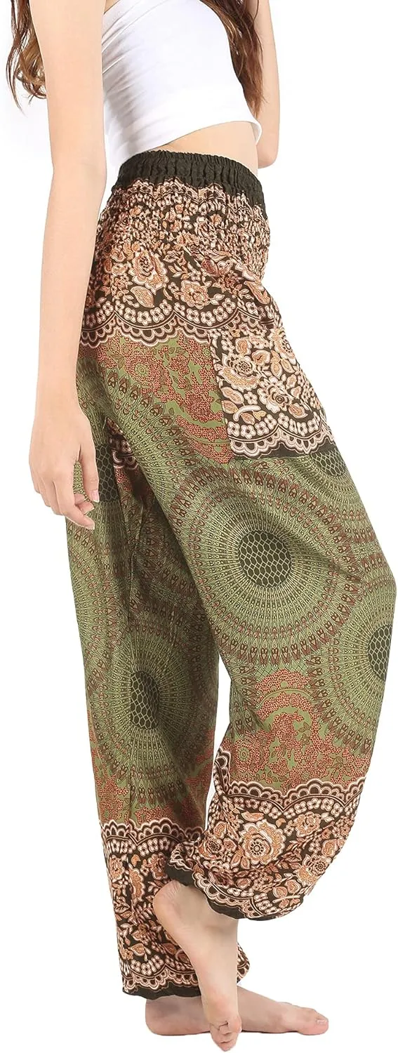 Boho Pants Harem Pants Yoga Trousers for Woman Bohemian Beach Pants