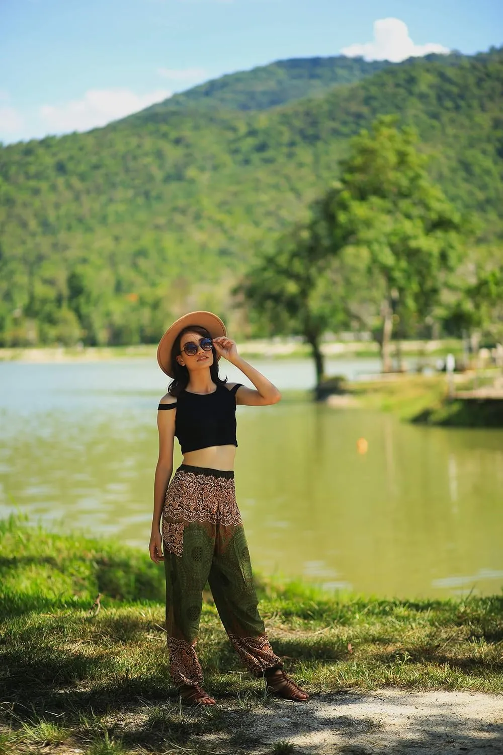 Boho Pants Harem Pants Yoga Trousers for Woman Bohemian Beach Pants