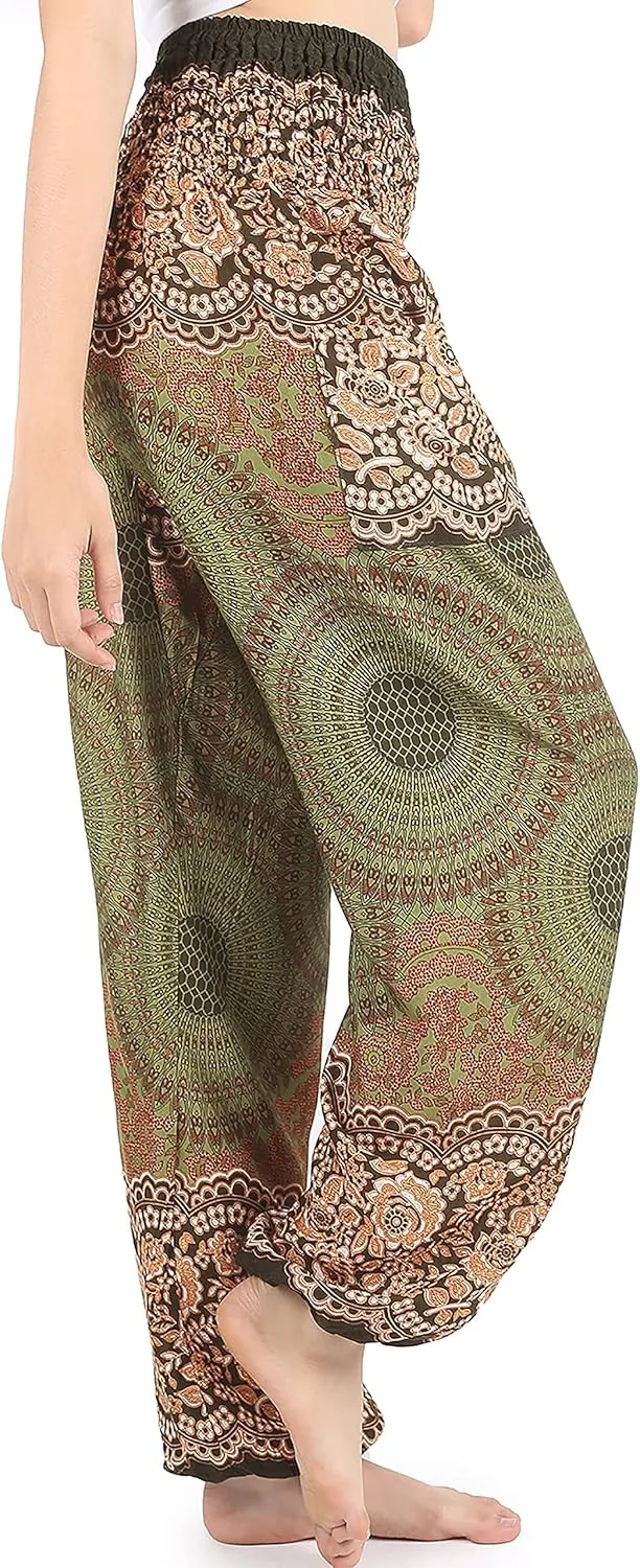 Boho Pants Harem Pants Yoga Trousers for Woman Bohemian Beach Pants