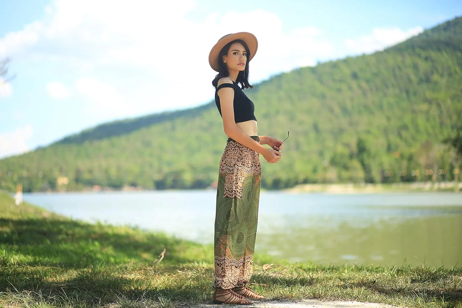 Boho Pants Harem Pants Yoga Trousers for Woman Bohemian Beach Pants