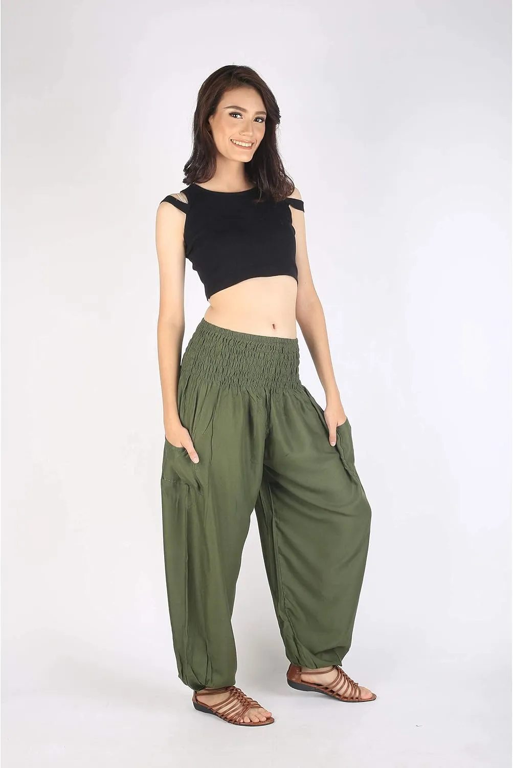 Boho Pants Harem Pants Yoga Trousers for Woman Bohemian Beach Pants