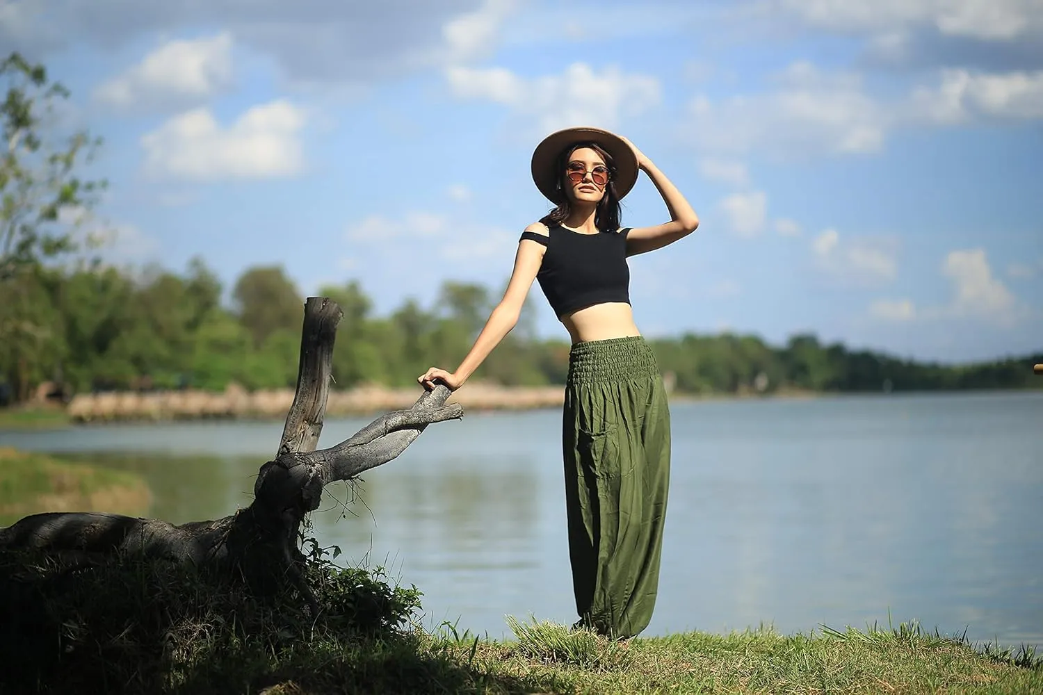 Boho Pants Harem Pants Yoga Trousers for Woman Bohemian Beach Pants