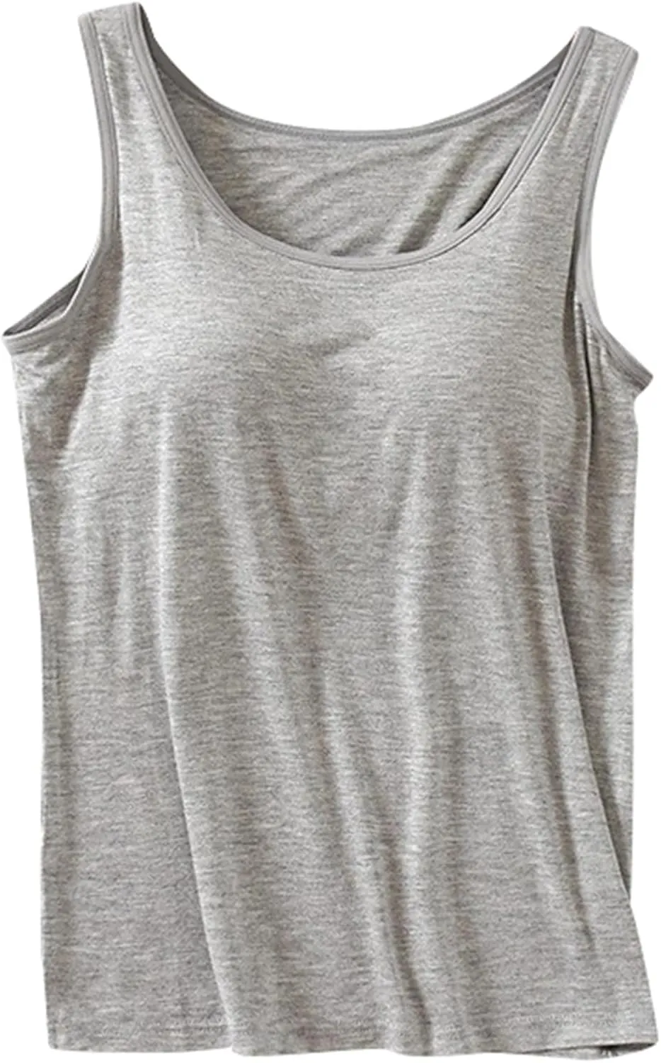 Camisole Tops for Women Built in Bra Spaghetti Strap Workout Yoga Shirts Basic Padded Tank Tops 2025 Summer Clothes