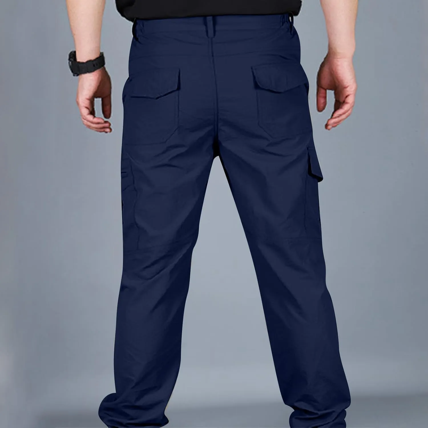 Cargo Pants for Men Lightweight Stretch Hiking Pants Military Cargo Work Pants Ripstop Tactical Waterproof Pants
