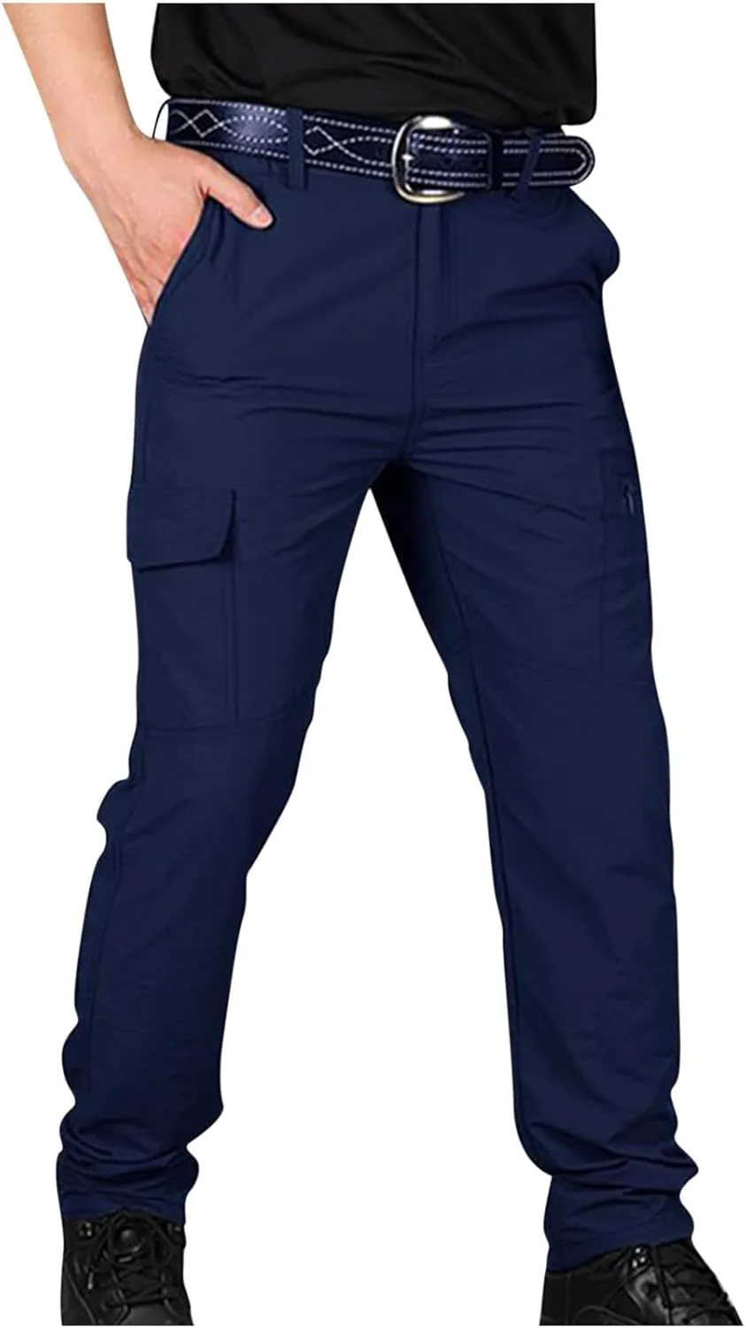 Cargo Pants for Men Lightweight Stretch Hiking Pants Military Cargo Work Pants Ripstop Tactical Waterproof Pants