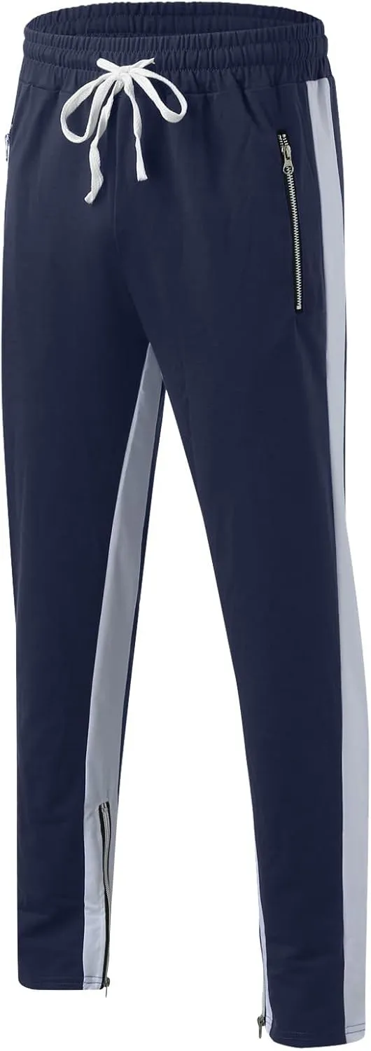 Cargo Pants for Men Relaxed Fit Drawstring Work Joggers with Pockets Mens Casual Pants Stretch Slim Fit Workout Pants