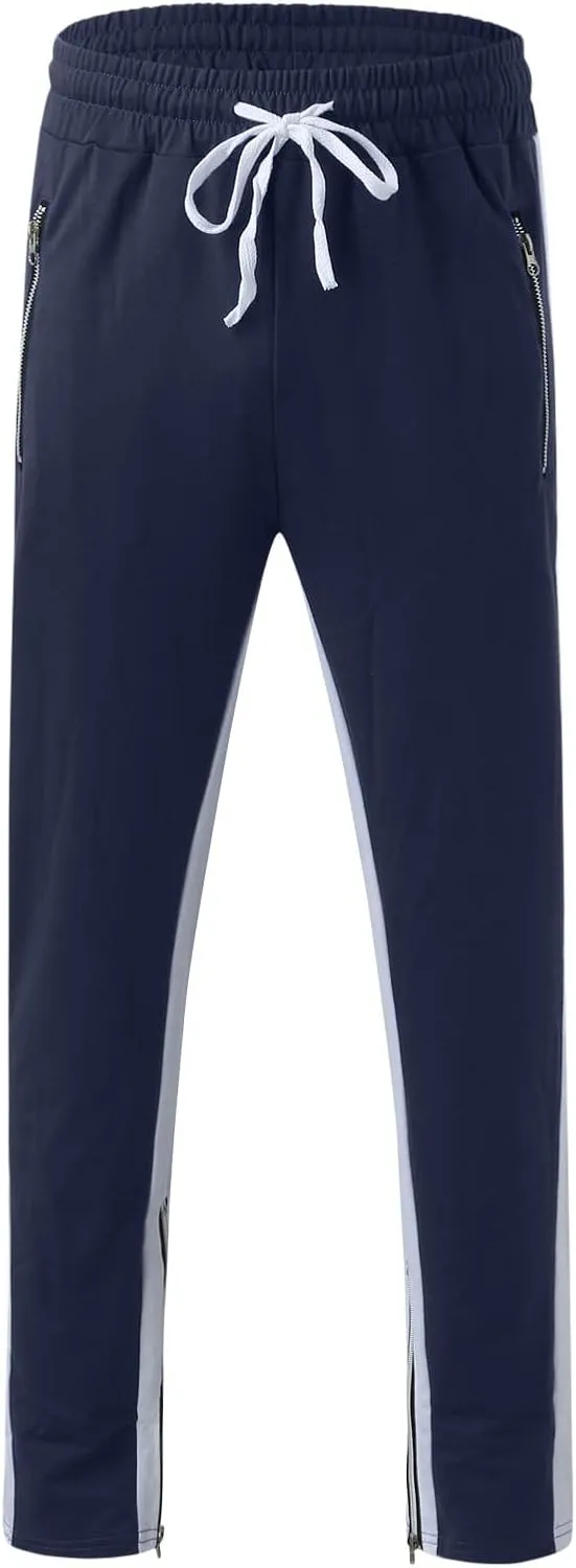 Cargo Pants for Men Relaxed Fit Drawstring Work Joggers with Pockets Mens Casual Pants Stretch Slim Fit Workout Pants