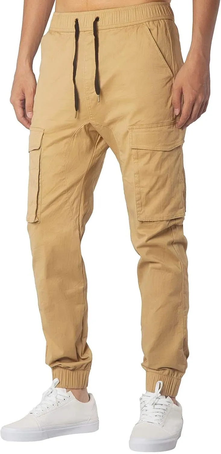 Cargo Pants for Men Relaxed Fit Mens Sweatpants Fleece Large Size Sweatpants Plush Thickening Cotton-Padded Trousers