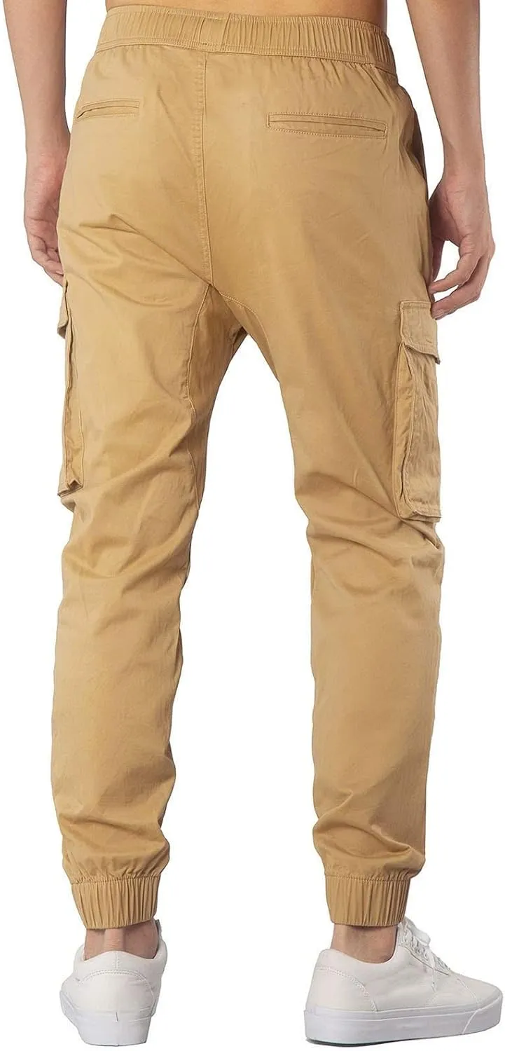 Cargo Pants for Men Relaxed Fit Mens Sweatpants Fleece Large Size Sweatpants Plush Thickening Cotton-Padded Trousers