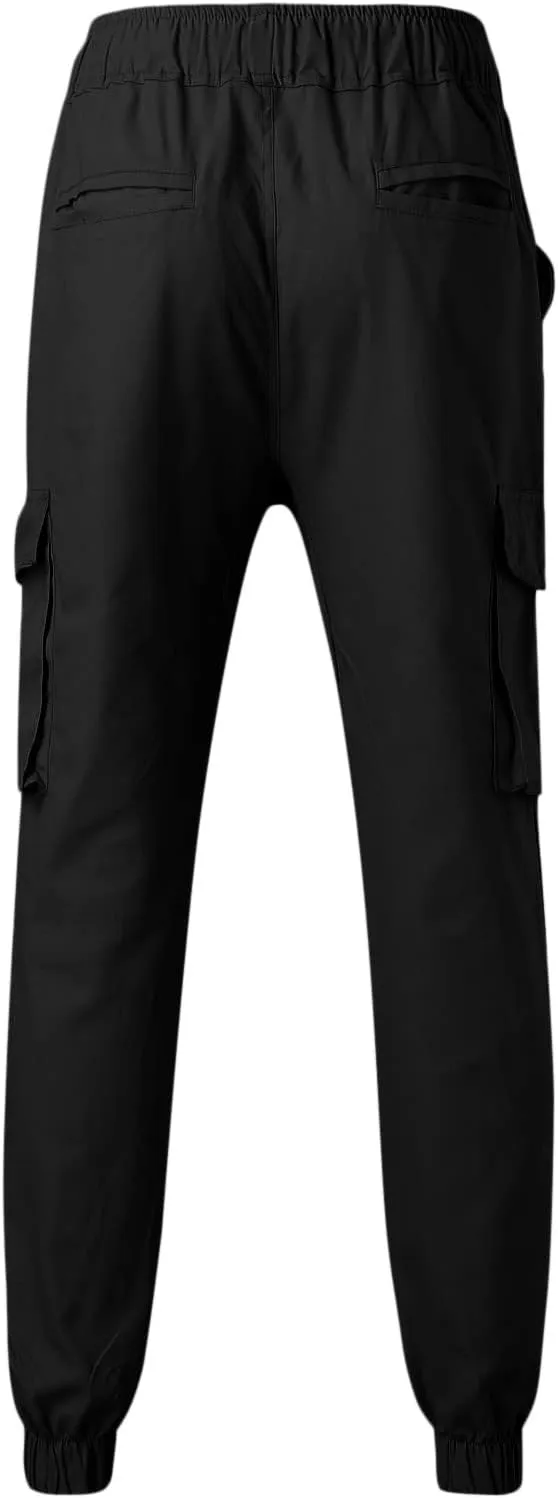 Cargo Pants for Men Relaxed Fit Mens Sweatpants Fleece Large Size Sweatpants Plush Thickening Cotton-Padded Trousers