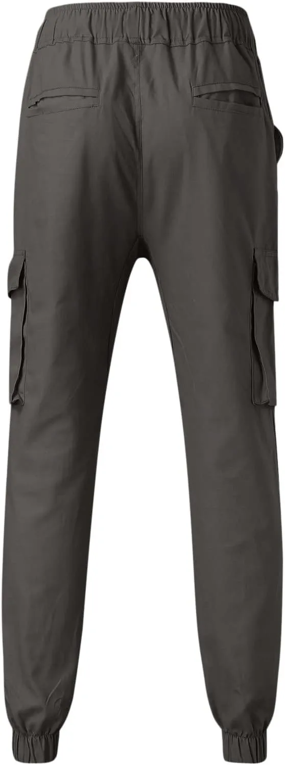 Cargo Pants for Men Relaxed Fit Mens Sweatpants Fleece Large Size Sweatpants Plush Thickening Cotton-Padded Trousers