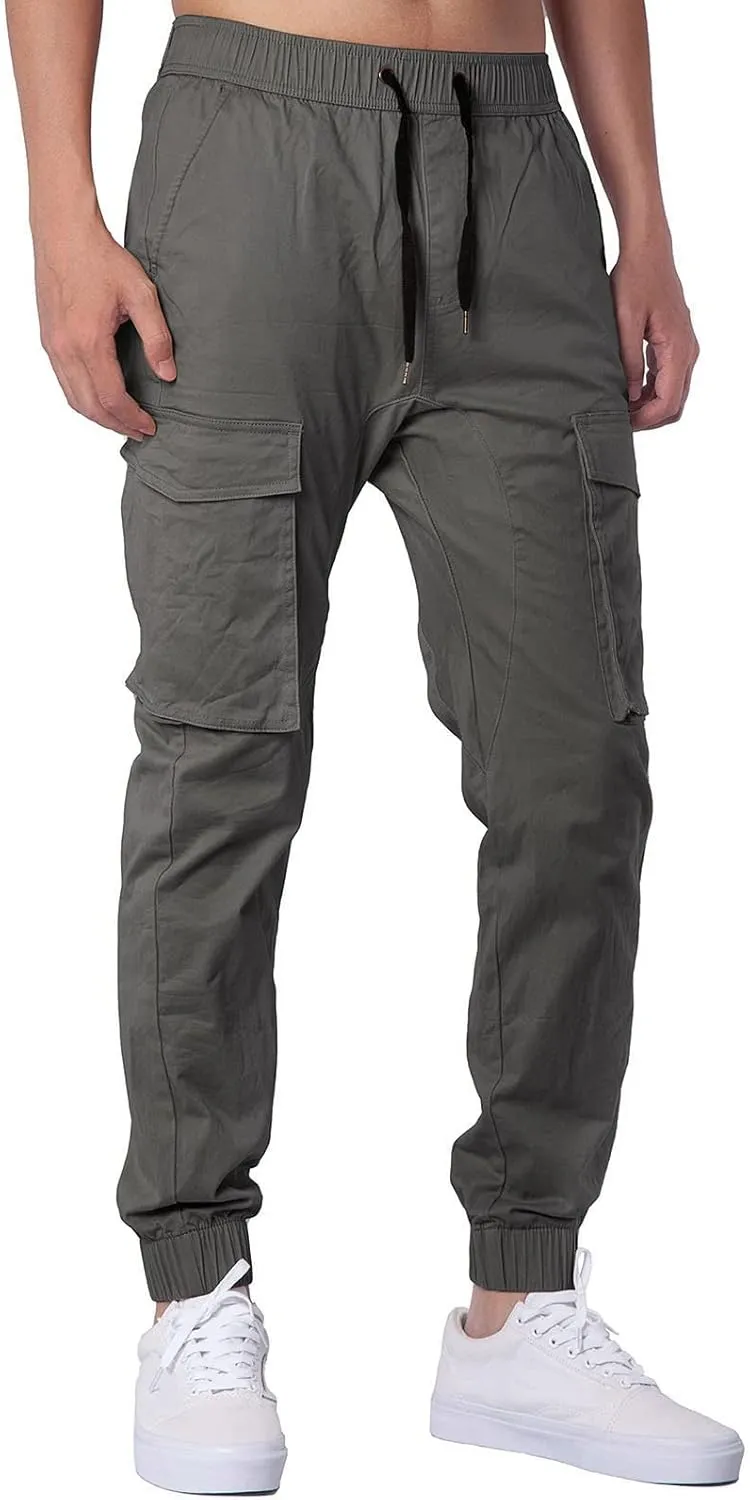 Cargo Pants for Men Relaxed Fit Mens Sweatpants Fleece Large Size Sweatpants Plush Thickening Cotton-Padded Trousers