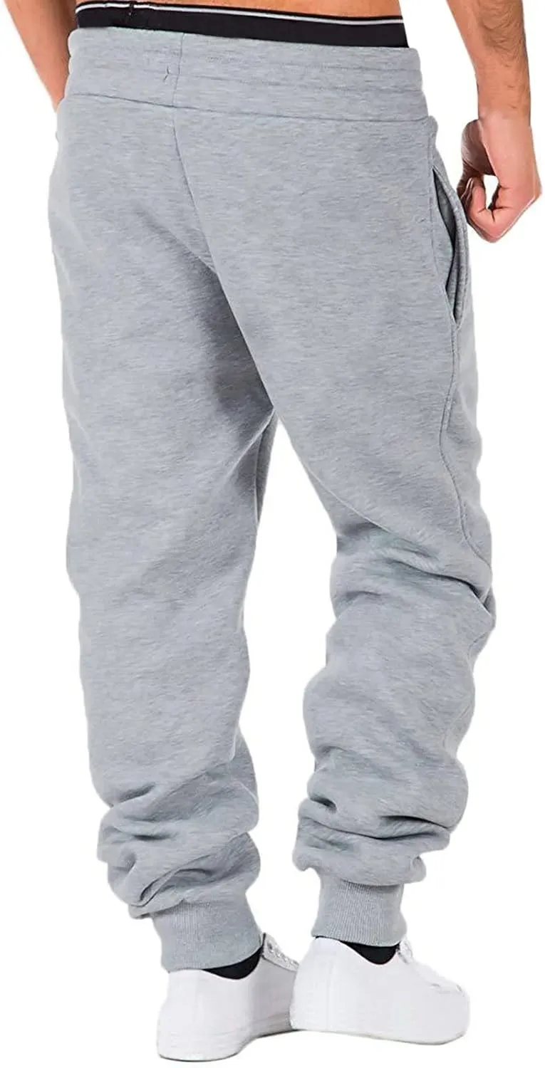 Cargo Pants for Men Relaxed Fit Sweatpants for Men Pants Casual Rope Loose Heavyweight Loose Sports Trousers Pockets