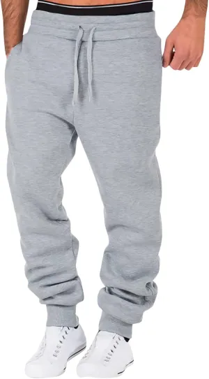 Cargo Pants for Men Relaxed Fit Sweatpants for Men Pants Casual Rope Loose Heavyweight Loose Sports Trousers Pockets
