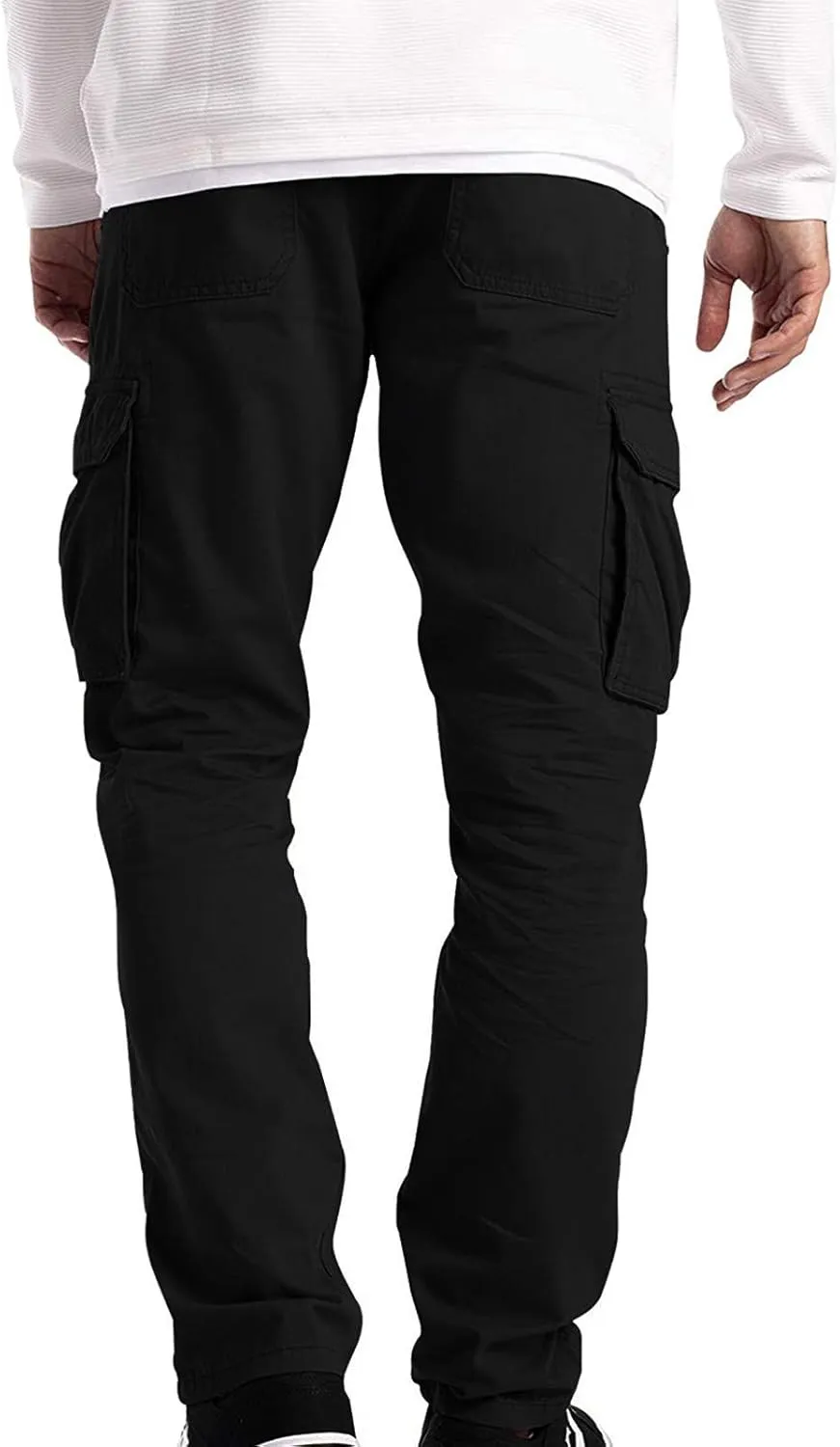Cargo Sweatpants for Men Mens Lounge Pants Heavyweight Mens Fashion Athletic Joggers Pants Sweatpants Trousers Cotton