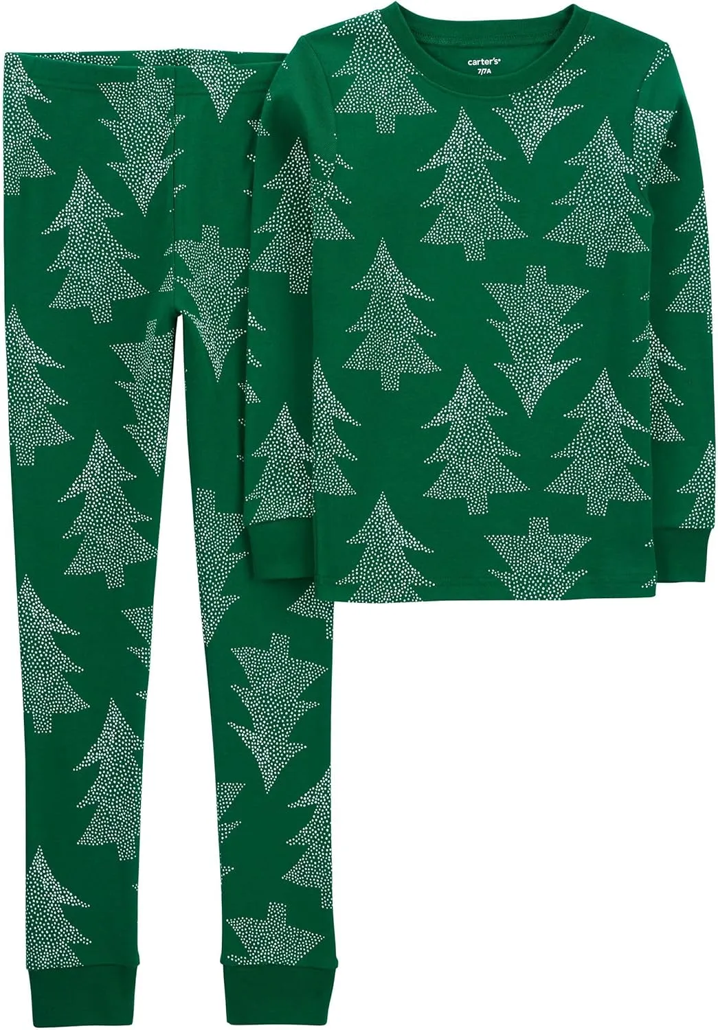 Carter's Boys Christmas 2-Piece Snug Fit Cotton Pjs