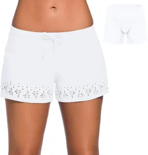 ChinFun Women's Board Shorts Swimswear Bottoms Tankini Swim Bathing Briefs Swimsuit Boardshorts Beach Trunks with Liner
