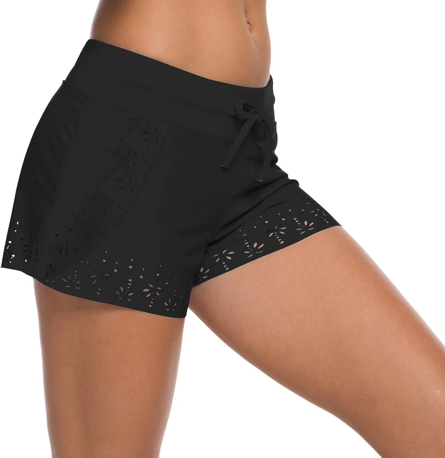ChinFun Women's Board Shorts Swimswear Bottoms Tankini Swim Bathing Briefs Swimsuit Boardshorts Beach Trunks with Liner