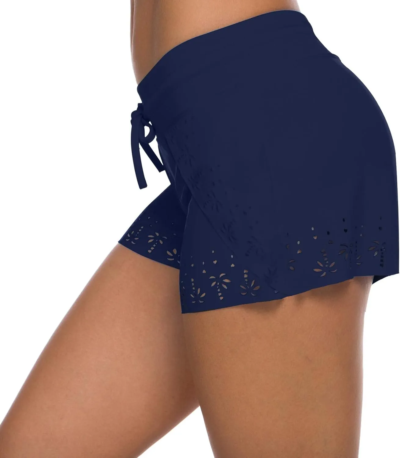 ChinFun Women's Board Shorts Swimswear Bottoms Tankini Swim Bathing Briefs Swimsuit Boardshorts Beach Trunks with Liner
