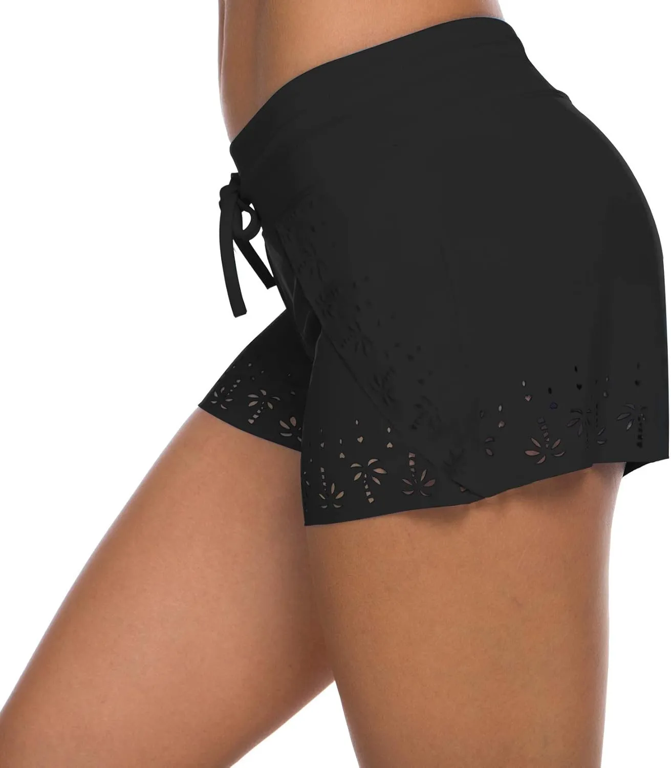 ChinFun Women's Board Shorts Swimswear Bottoms Tankini Swim Bathing Briefs Swimsuit Boardshorts Beach Trunks with Liner