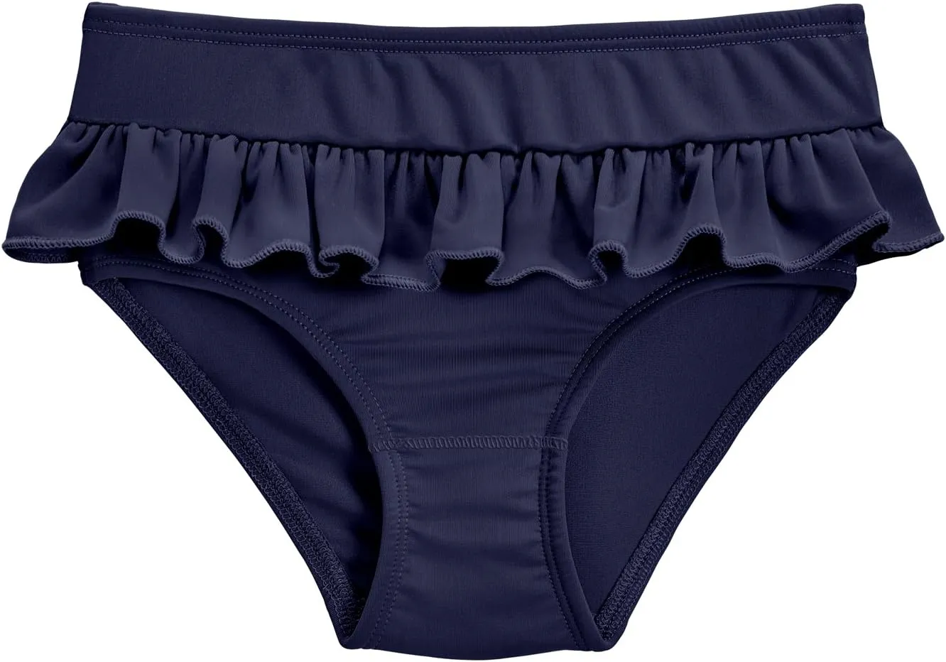 City Threads Made in USA Girls' Swimwear Ruffle Swim Briefs Bikini Bottoms Beachwear Swimming Suit