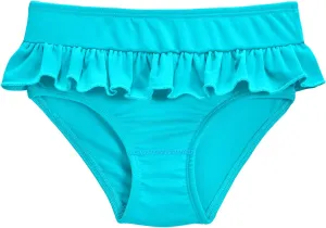 City Threads Made in USA Girls' Swimwear Ruffle Swim Briefs Bikini Bottoms Beachwear Swimming Suit