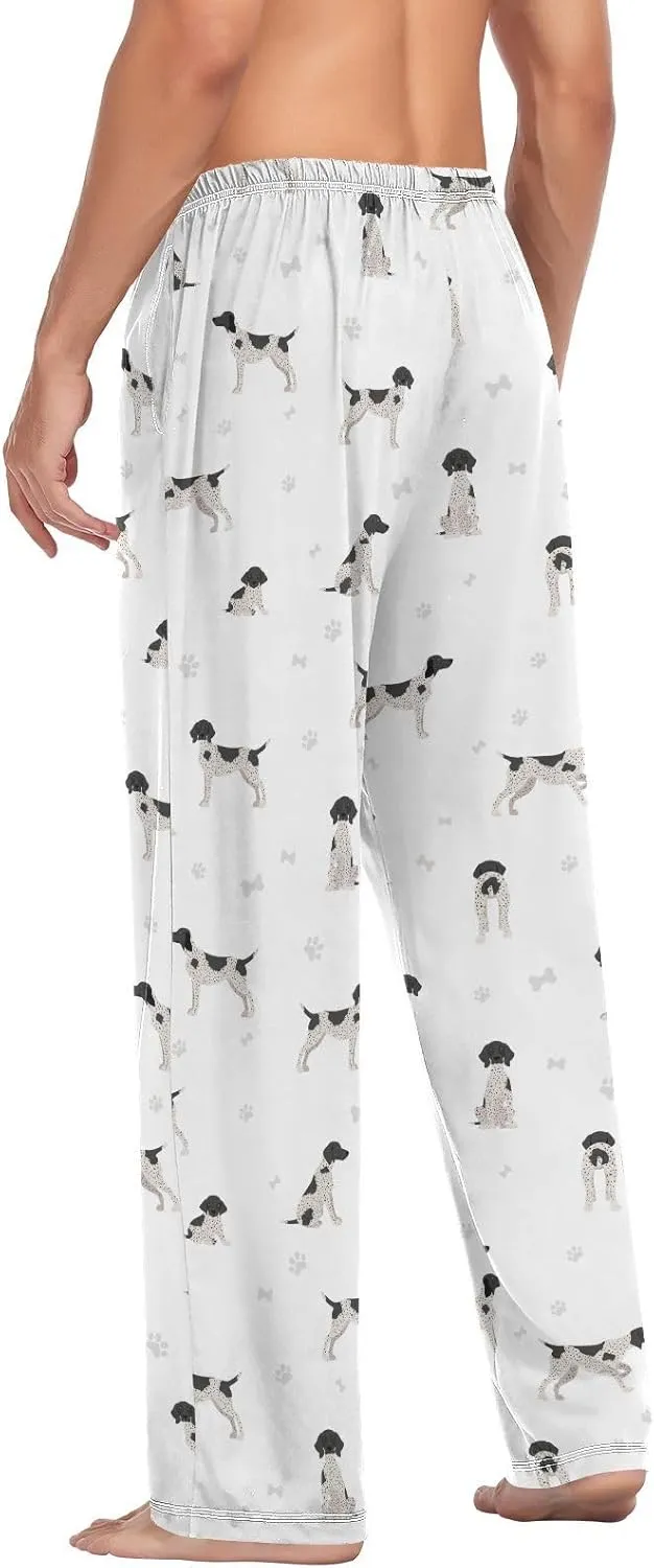 Dog German Shorthaired Pointer Men's Pajama Pants Sleepwear Lounge Pajama Bottoms