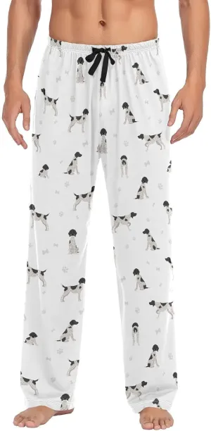 Dog German Shorthaired Pointer Men's Pajama Pants Sleepwear Lounge Pajama Bottoms