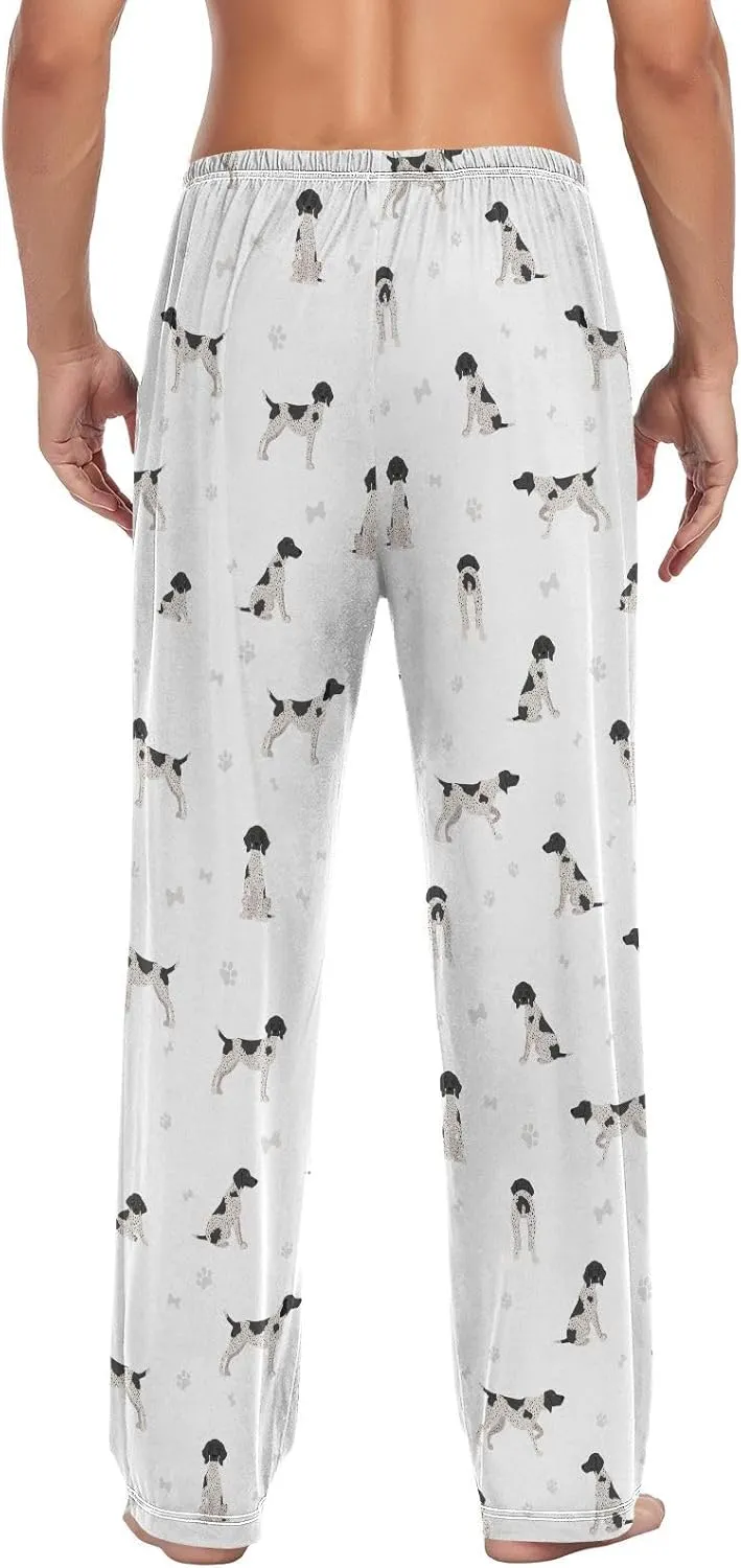 Dog German Shorthaired Pointer Men's Pajama Pants Sleepwear Lounge Pajama Bottoms