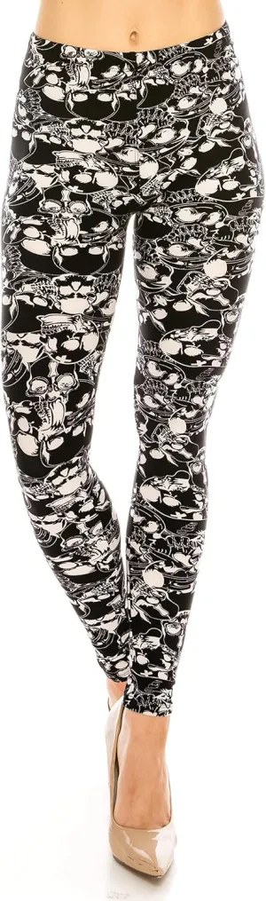 Eevee Women’s High Waist Workout Leggings - Casual Stretch Lightweight Comfort Sports Yoga Running Athletic Lounge Pants